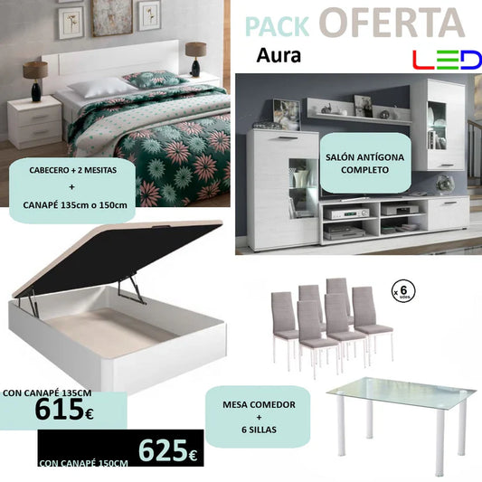 Pack PISO COMPLETO AURA