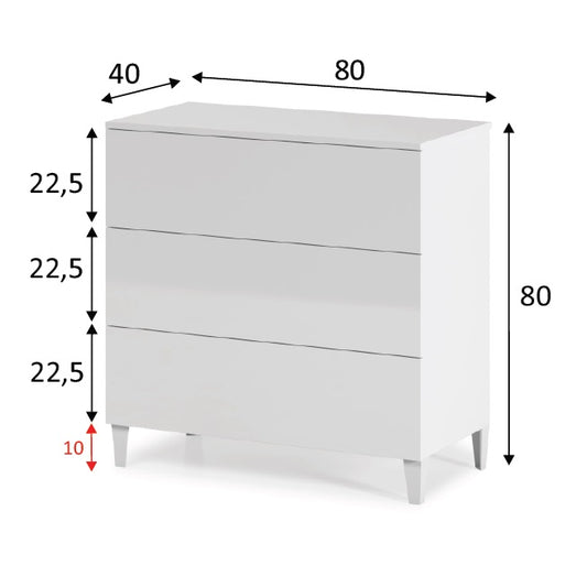 medidas cómoda DIVA 3C