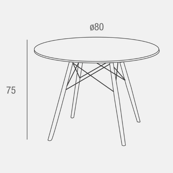 Mesa comedor DINAMARCA FIJA sizes