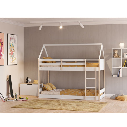 Litera-MONTESSORI SILA con Casita BLANCO