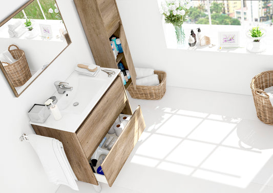 Conjunto BAÑO DAKOTA con COLUMNA - Envio GRATIS