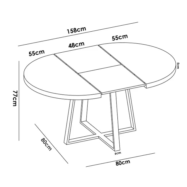 Pack Mesa Extensible + 6 Sillas YURI