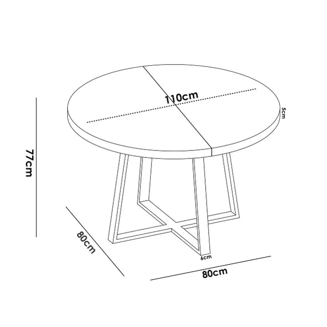 Pack Mesa Extensible + 6 Sillas YURI