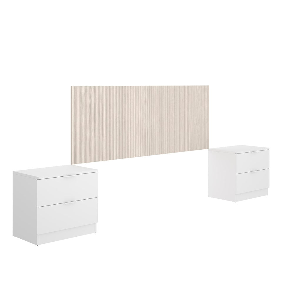 Conjunto Cabecero y 2 mesitas LUSA - Envío GRATIS