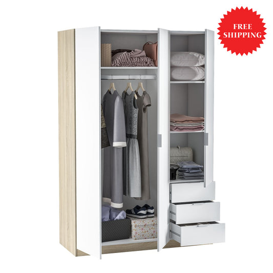 Armario 3 Puertas 3 cajones LC 121 - Envio GRATIS