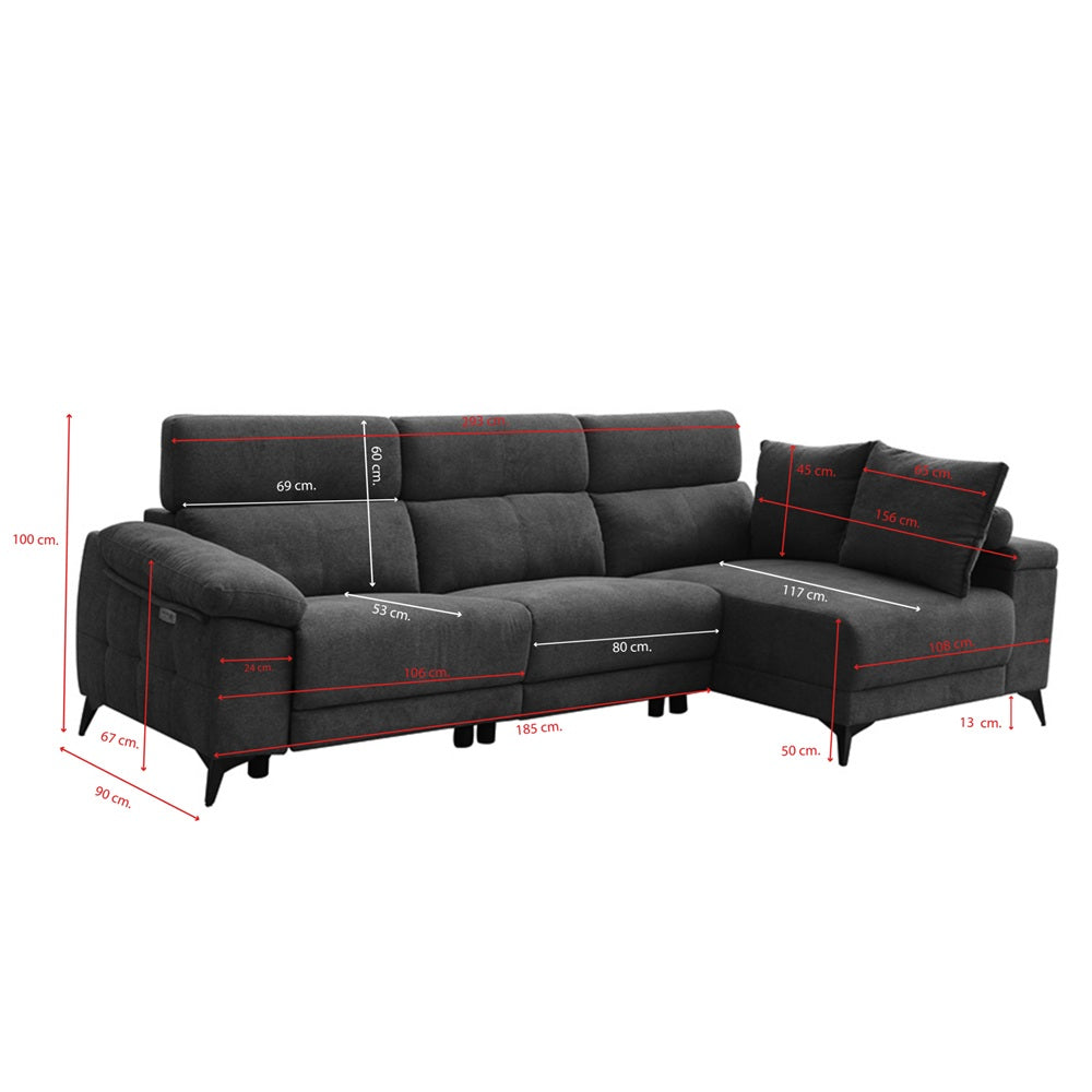 Chaise Longue Relax Electrica Londres