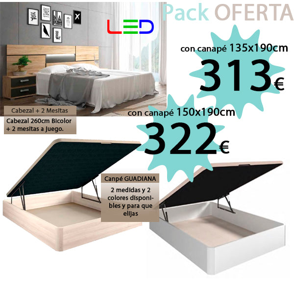 Pack DORMITORIO MATRIMONIO PRIEGO