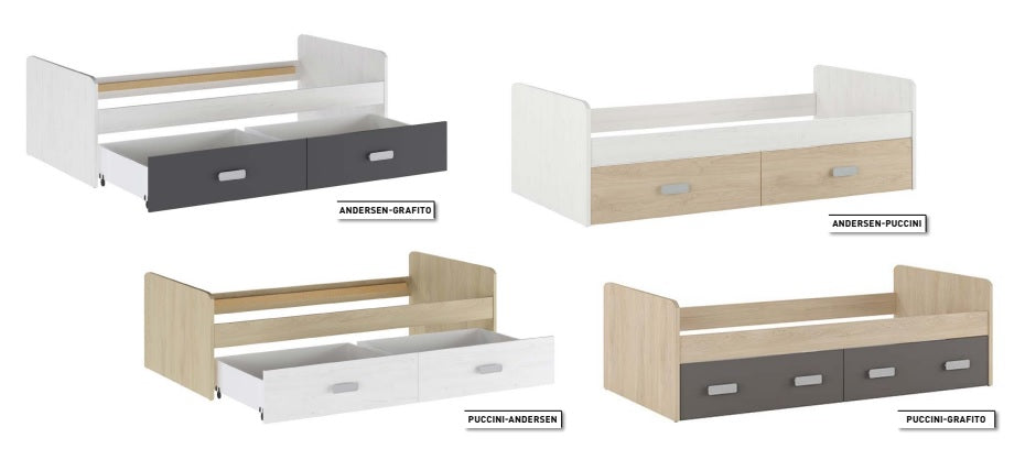 Cama NIDO con CONTENEDORES DONALD