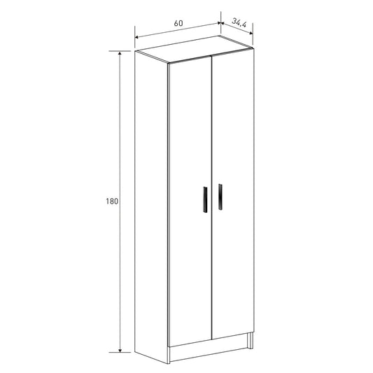 Armario 2P AURA perla