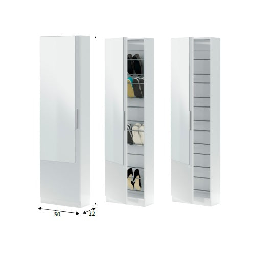 Armario zapatero gusto con espejo medidas