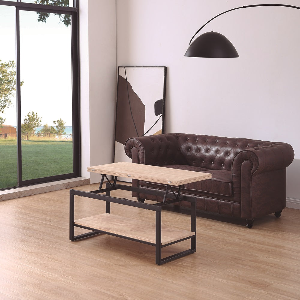 Mesa centro elevable y extensible Evets