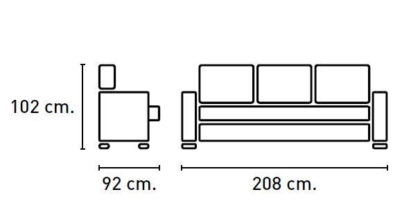 Sofa 3 Plazas AMERICA RELAX ELÉCTRICO