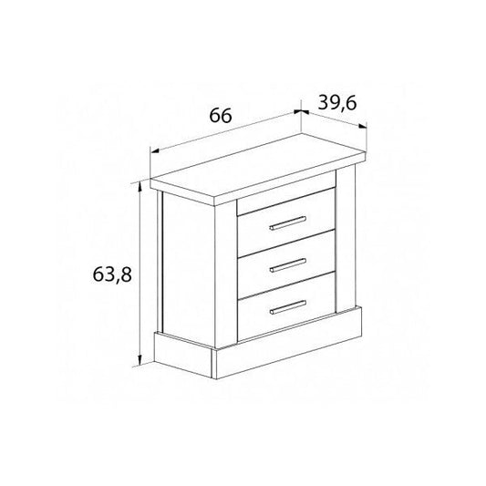 Mesita Dormitorio CHELLEN