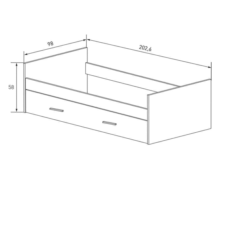 Cama NIDO Juvenil AURA perla
