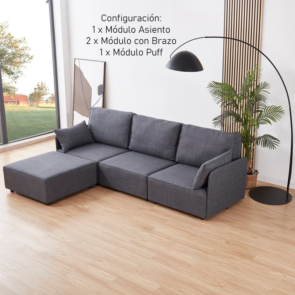 Sofá Puff MODULAR configurable MUO - Envio GRATIS