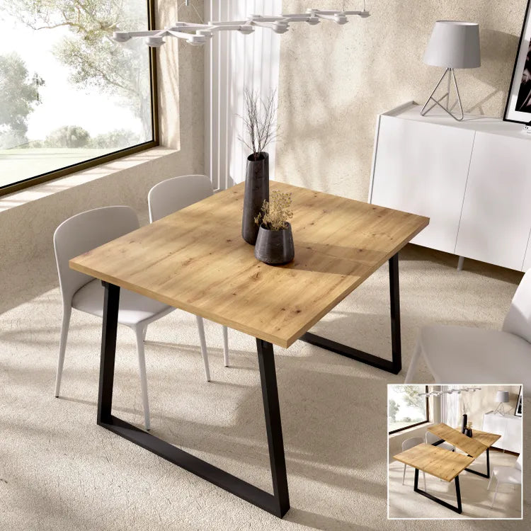Mesa industrial nórdica extensible ARAN