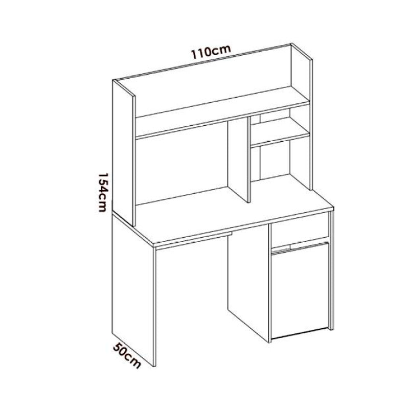 Mesa Escritorio BALI con altillo