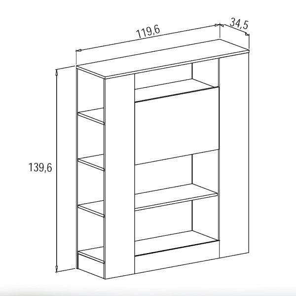 Mesa ESTUDIO ABATIBLE DONALD