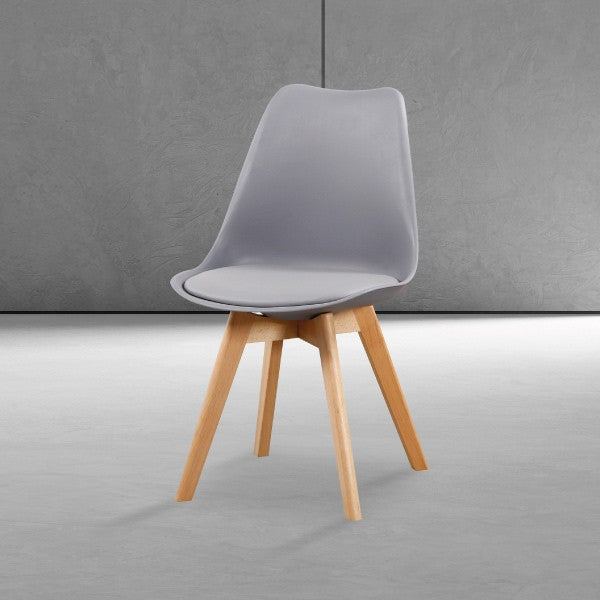 Silla comedor Fina Gris