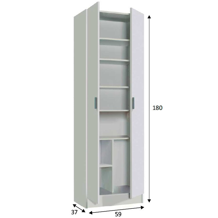 Armario MULTIUSOS USE 2 puertas BLANCO - Envio GRATIS
