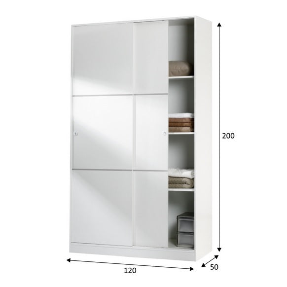 Armario CORREDERO WARDA 120 medidas 2