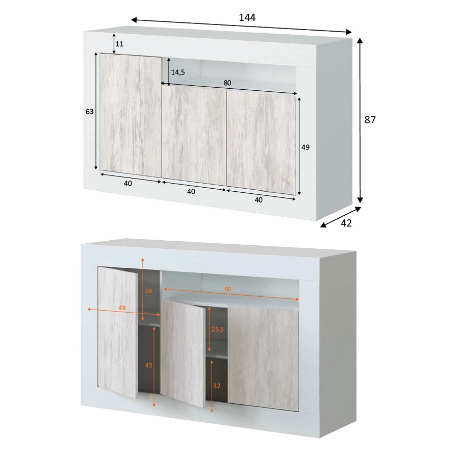 APARADOR 3P VELHO - Envio GRATIS