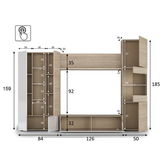 Composición SALÓN DISEGNO - Envio GRATIS