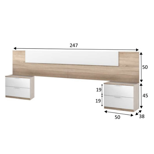 Pack DORMITORIO MATRIMONIO MILENIAL