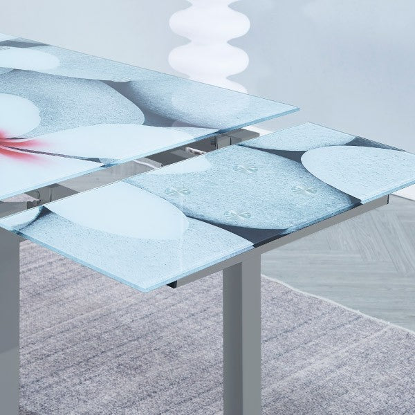 Mesa flores detalle extension