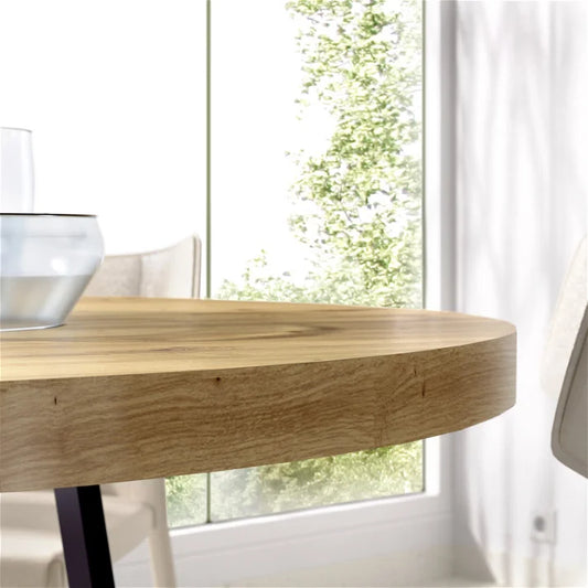 Detalle sobre mesa redonda