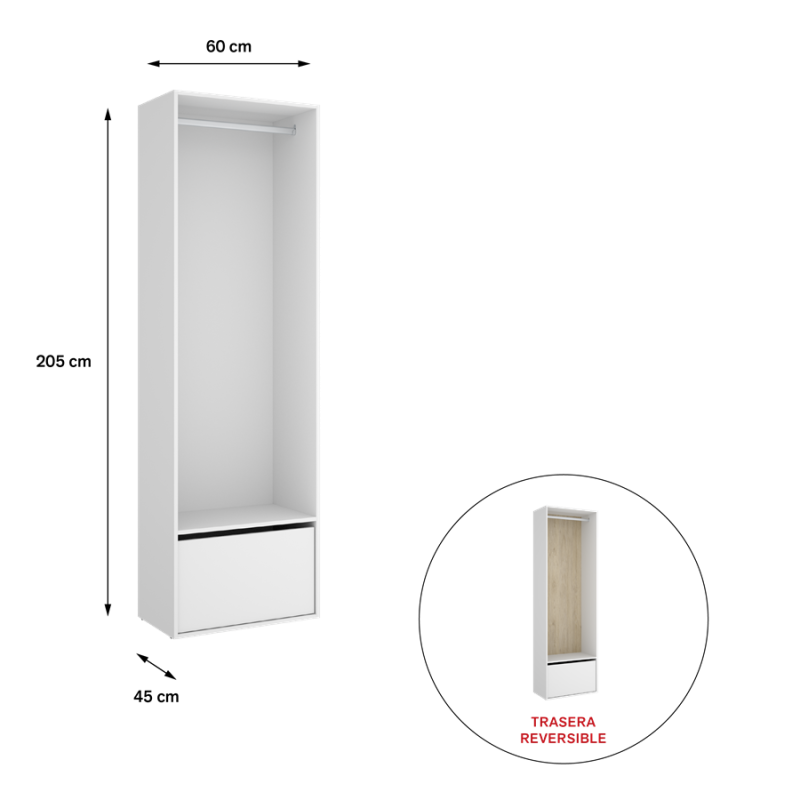 Armario-Vestidor TWIST 60