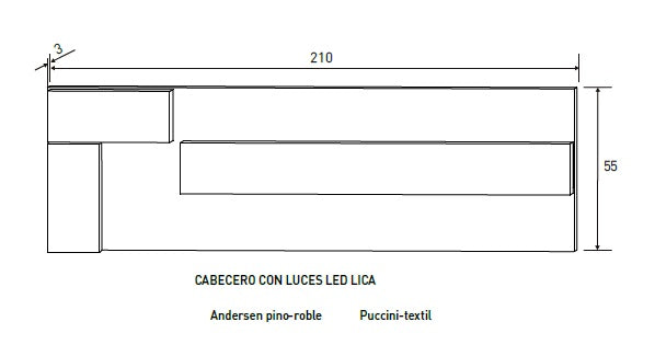 Vitrina MISTI 4P1C2H sizes