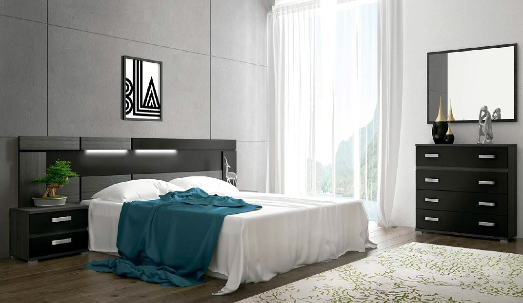 Cabecero LED's RAMBLA dormitorio