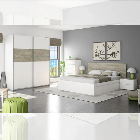 Pack conjunto Dormitorio mod 4 con Armario Corredera