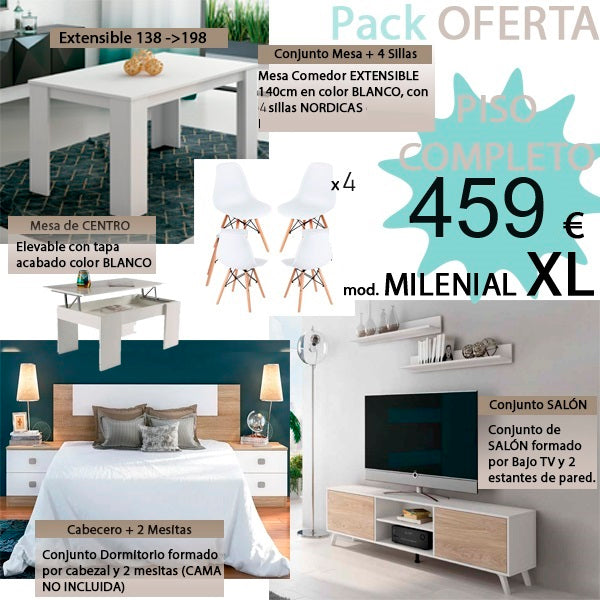 Pack PISO MILENIAL XL