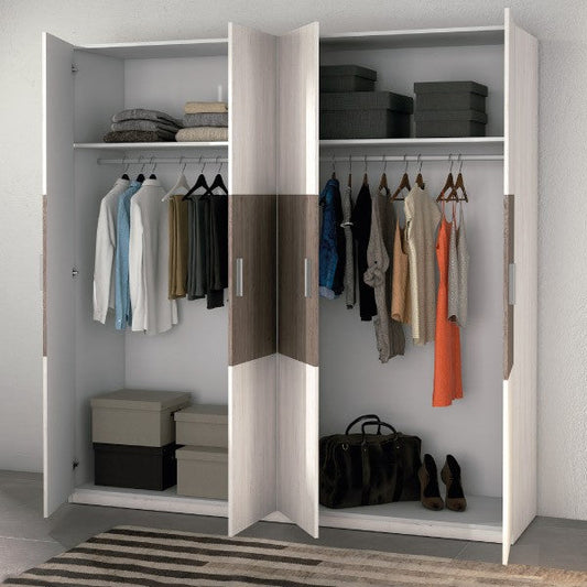 Armario 4 Puertas Monika color andersen Envio Gratis
