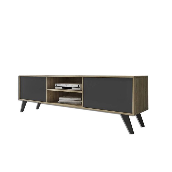 Mueble TV SOTO Cambrian/Ceniza detalle