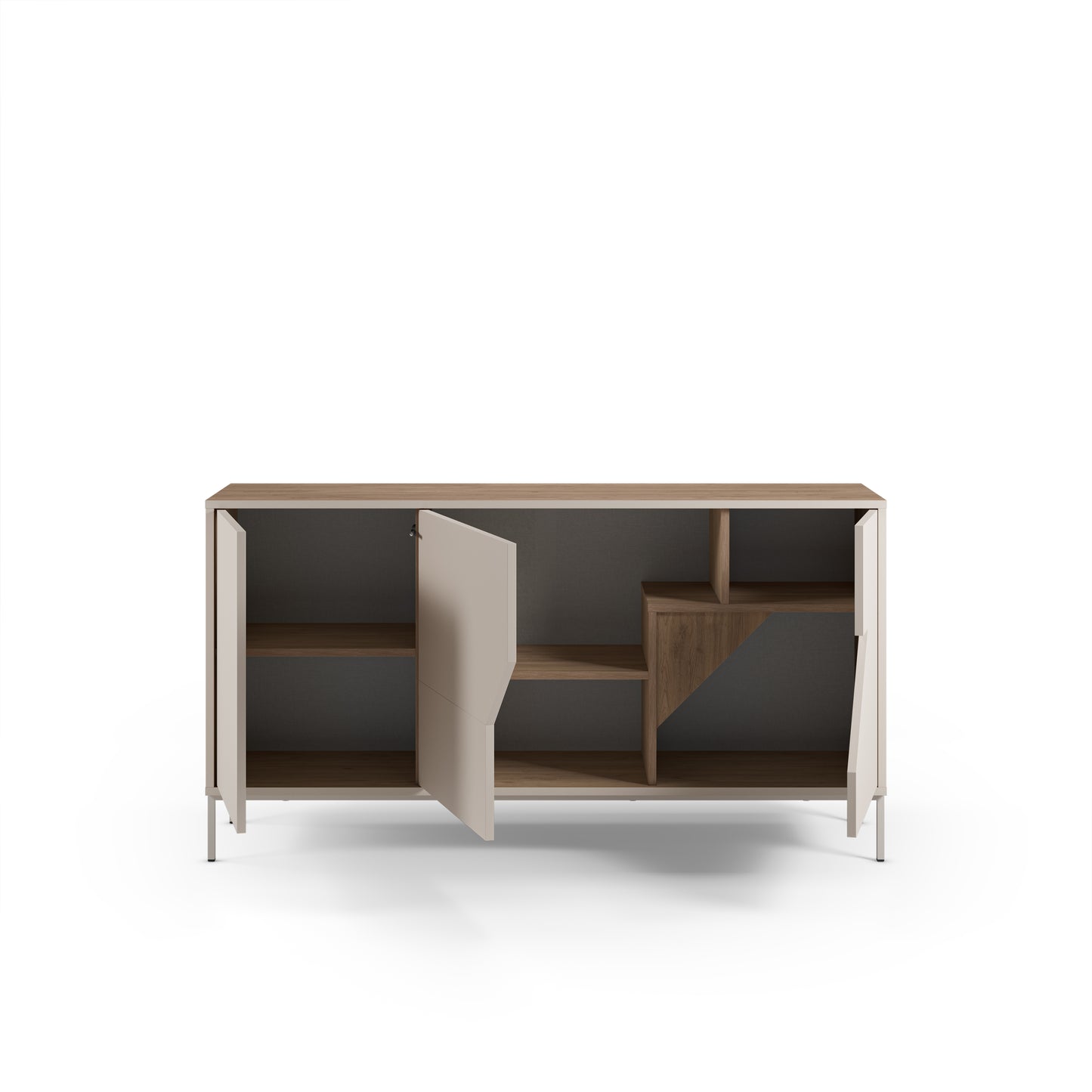 Aparador Lilou 3P 150cm Sepet/Crema
