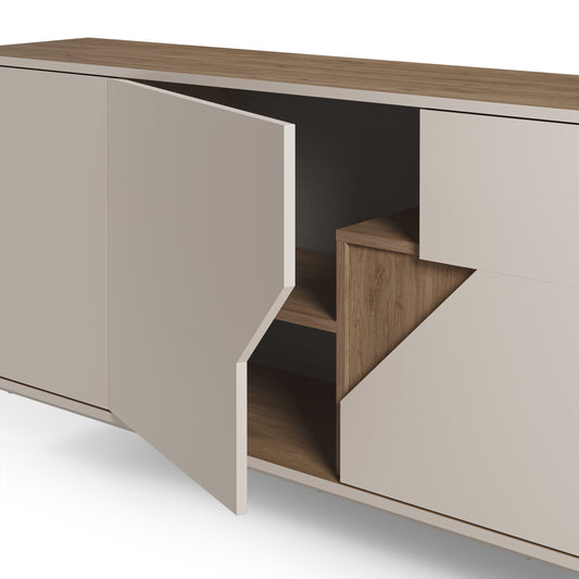 Aparador Lilou 3P 150cm Sepet/Crema
