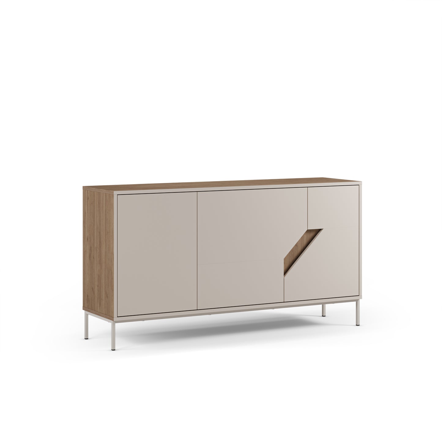 Aparador Lilou 3P 150cm Sepet/Crema