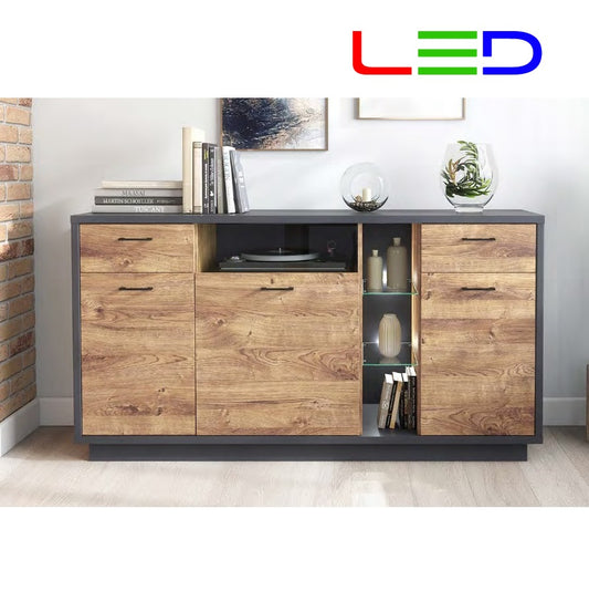 mueble aparador europa HI-FI led