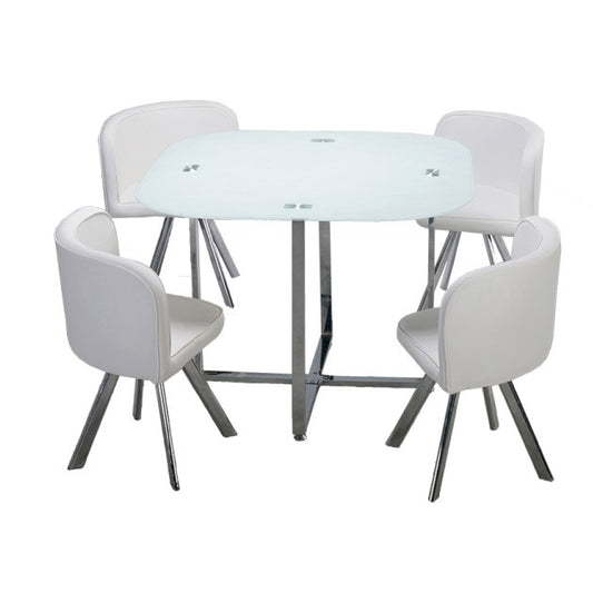 Conjunto MESA y 4 SILLAS mod.TECA