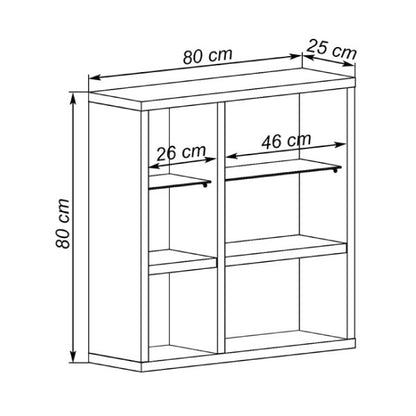 Estantería Cubo salon comedor EUROPA