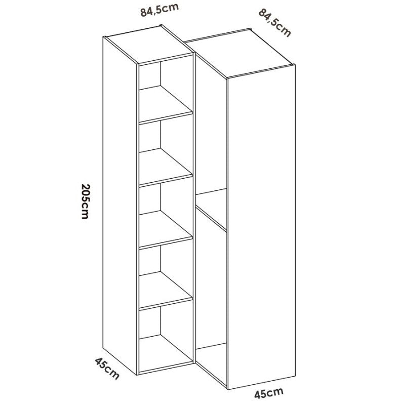 Armario-Vestidor TWIST RINCONERO